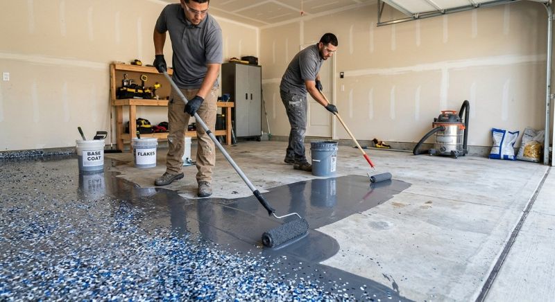 Epoxy Coating Installation in Winston Salem, NC