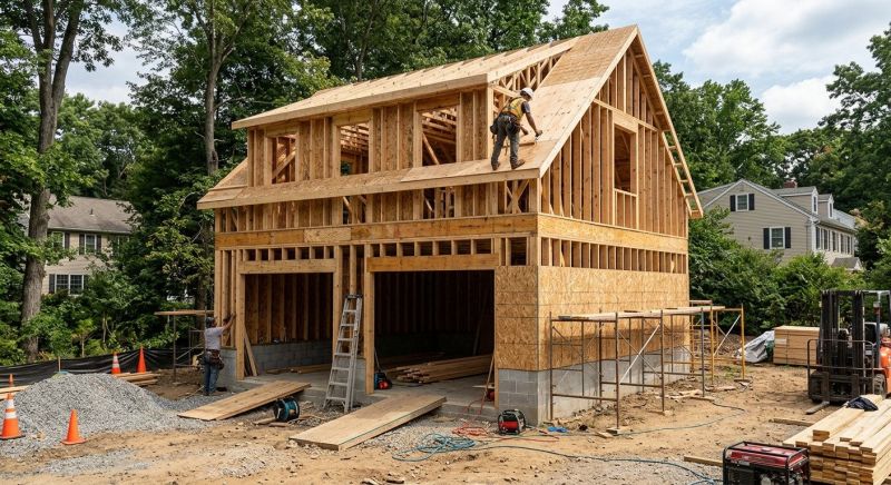 Storage Garage Construction in Katy, TX
