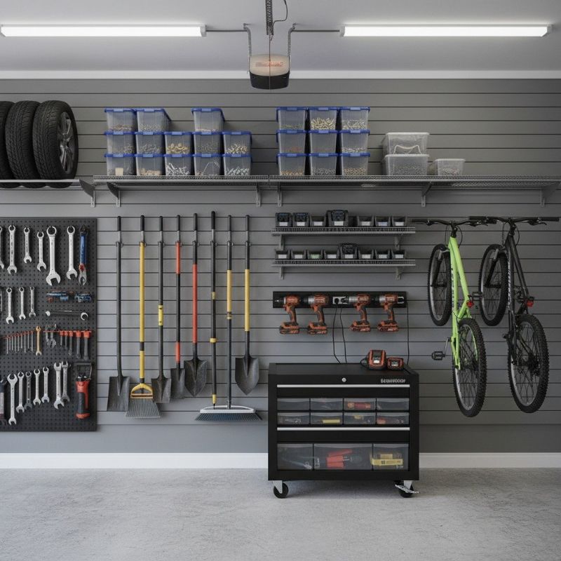 Three Car Garage Installation