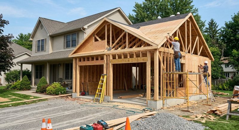 Wood Garage Installation in Pearland, TX